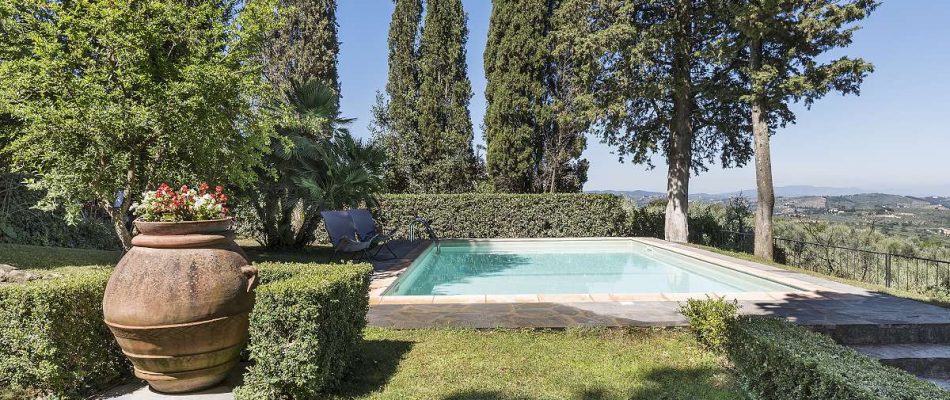 Florence Villa with Views Over City and Pool - Casa Tuscany