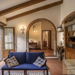 Historic Cortona Villa with Apartments, Vineyard + Olives 5