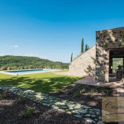 Stone villa farmhouse with pool and olives castel del piano Tuscany (5)
