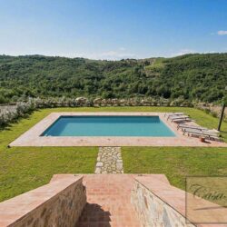 Stone villa farmhouse with pool and olives castel del piano Tuscany (6)