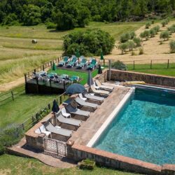 Beautiful Stone Farmhouse for sale near Siena with pool, Tuscany (57)-1200