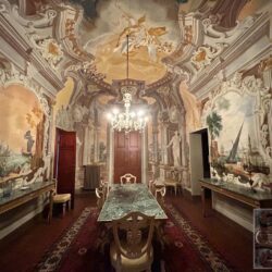 Frescoed villa for sale near Lorenzana Crespina Pisa Tuscany (7)