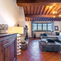 Beautiful red country villa with pool and annexes for sale near Florence, Tuscany (25)