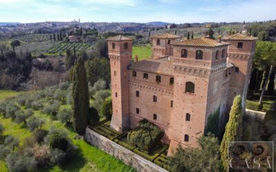Incredible Restored 14th Century Castle with Siena View